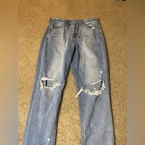 High rise jeans
